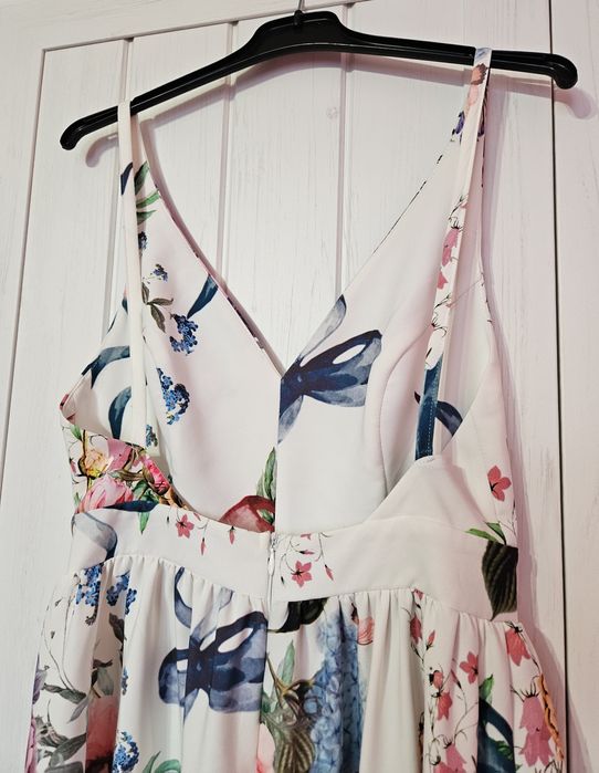 Rochie lunga motiv floral