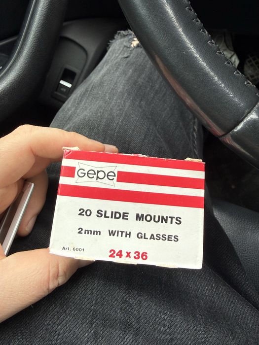 Gepe Slide Mounts 24x36 2mm Glass Diapozitive 35mm