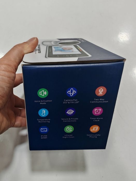 Baby Monitor – 360° videonazorat, ikki tomonlama aloqa, tungi ko‘rish.