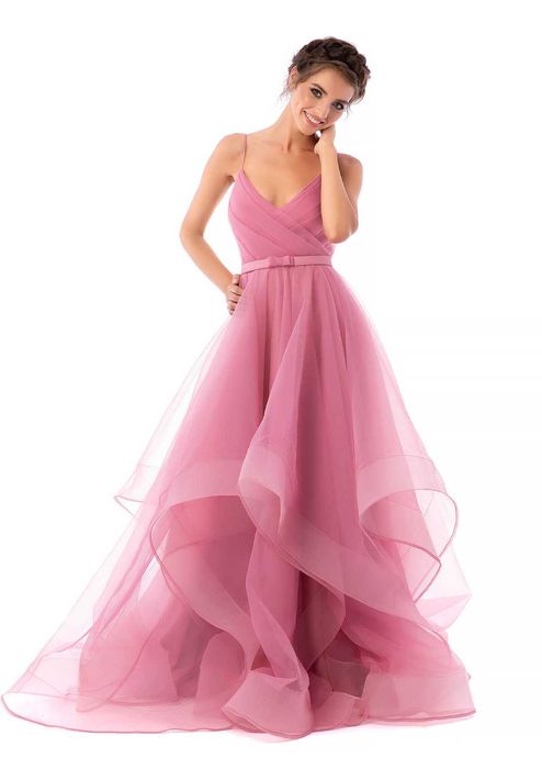 Rochie Ana Radu roz pudrat