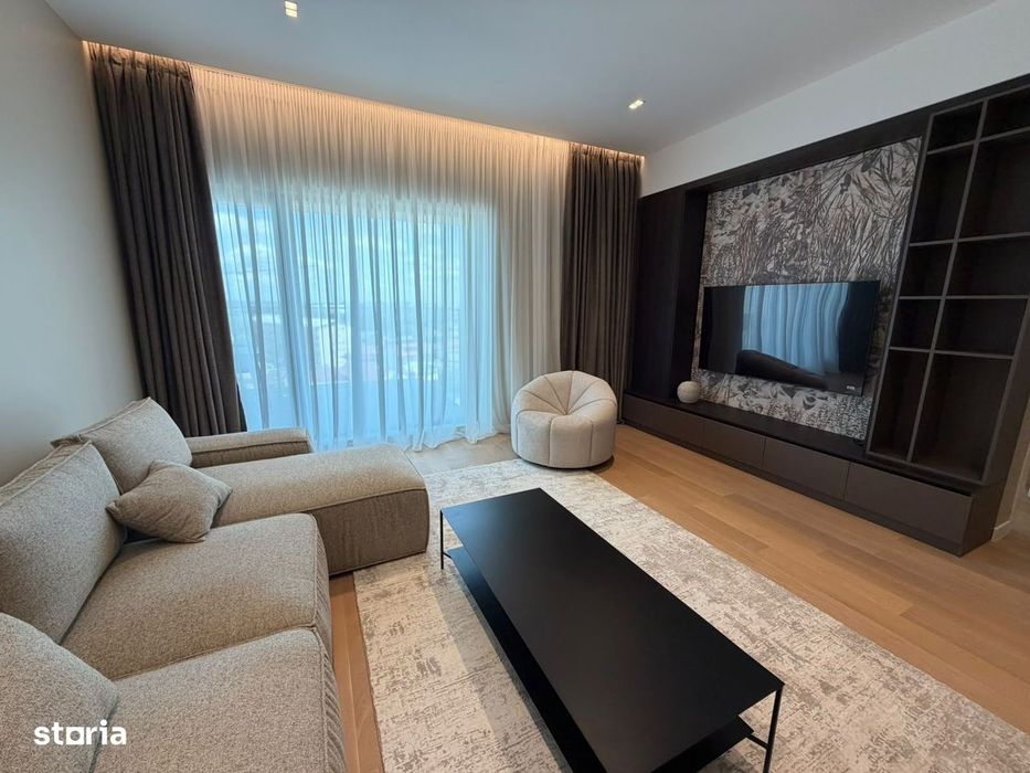 For rent 2 rooms apartment | Floreasca, Barbu Vacarescu — fotografia 1