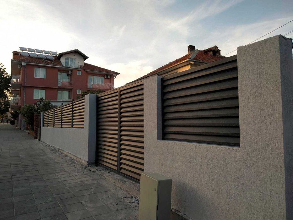 ПРОМОЦИЯ - Метална ограда - тип Щора, ламелна ограда, ограда за двор