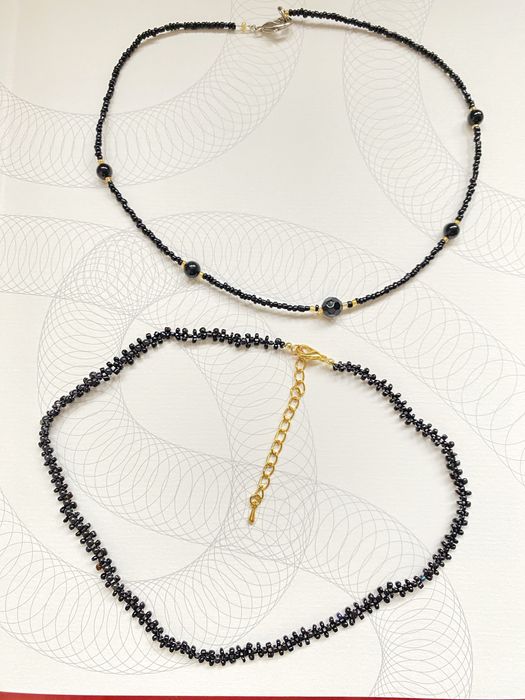 Бусы-чокеры ручной работы