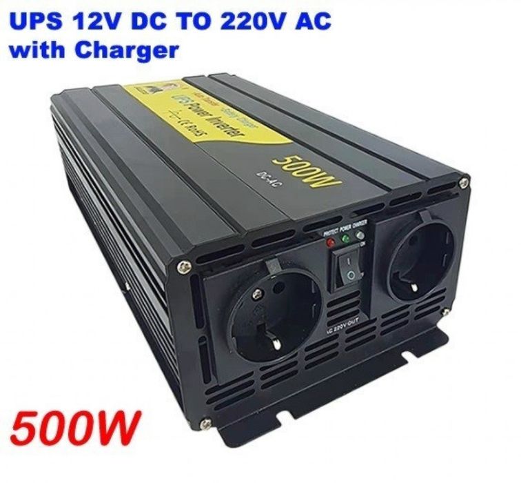 Eaglestar UPS Инвертор със зарядно, чиста синусоида 12V