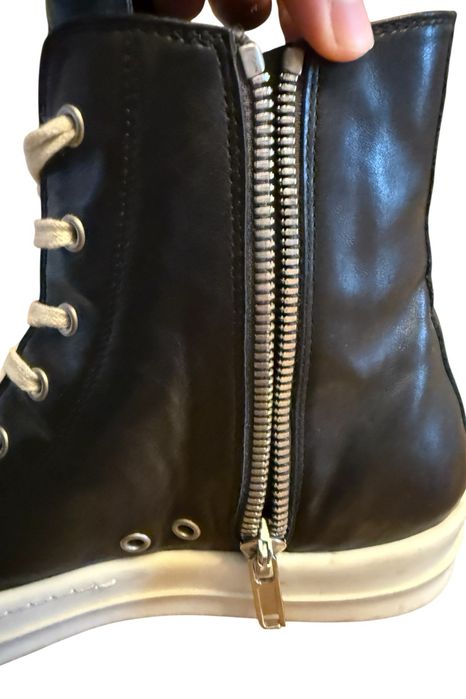 Rick Owens Ramones hi-top adidasi din piele - 42