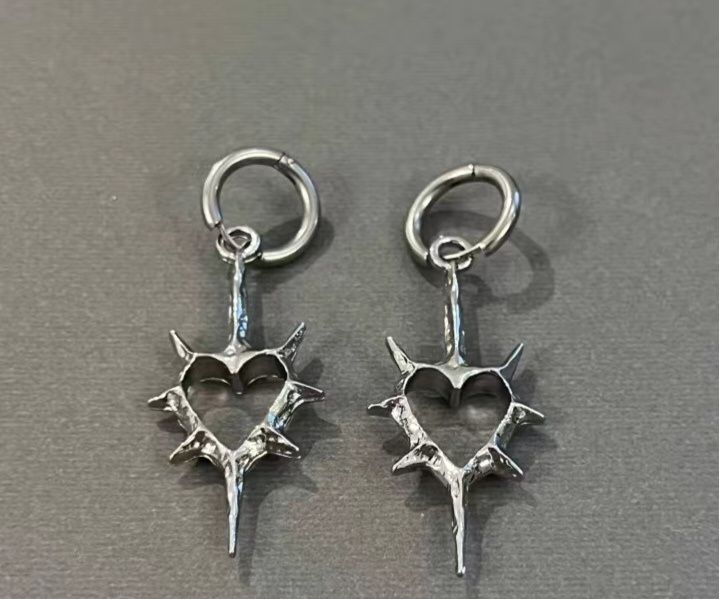 титановые серьги