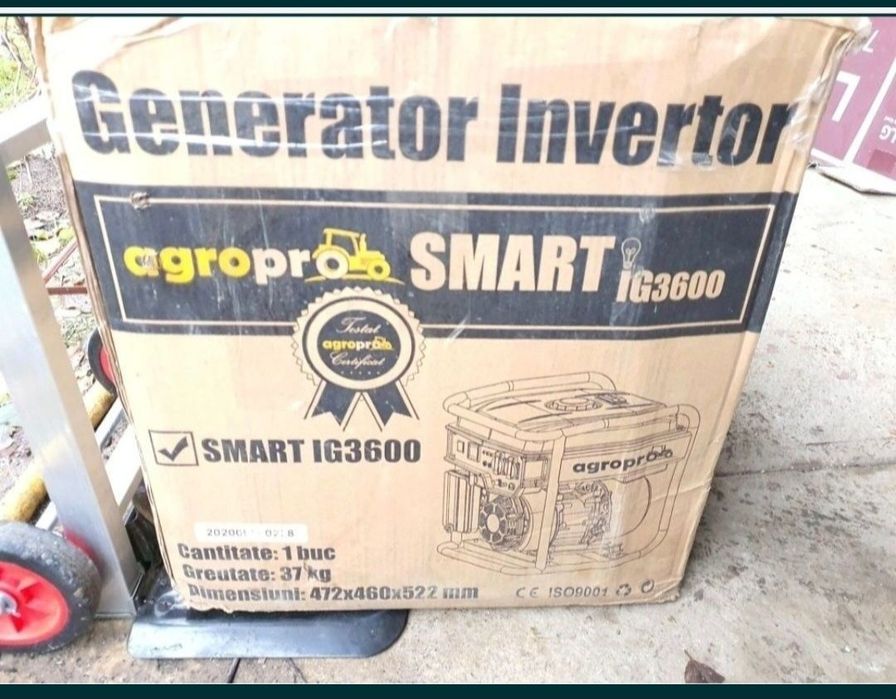 Generator inverter hibrid AgroPro Smart IG3600, 3,6 kw, benzina si GPL
