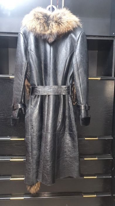 Кожаная дублёнка.