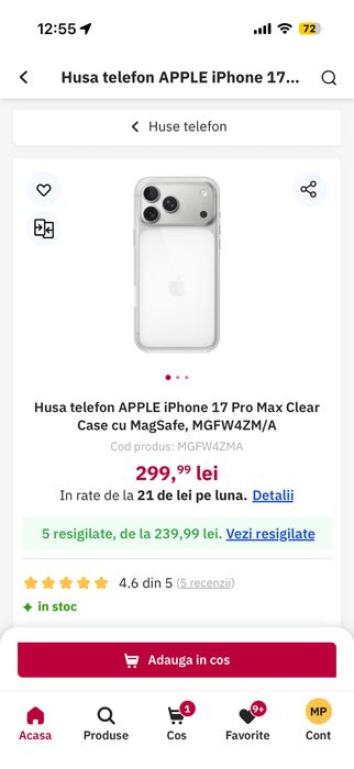 Vand Iphone 17 pro