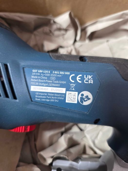 Ferastrau Soricel vertical BOSCH GST 18V-125 S (SOLO) Li-Ion, brushless fără acumulator și încărcător