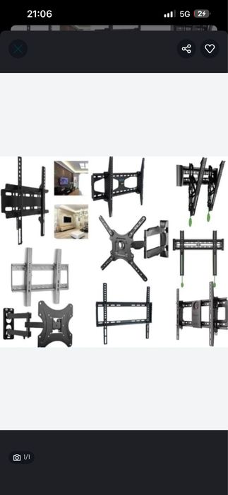 Установка креплений (КРОНШТЕЙН) для телевизоров