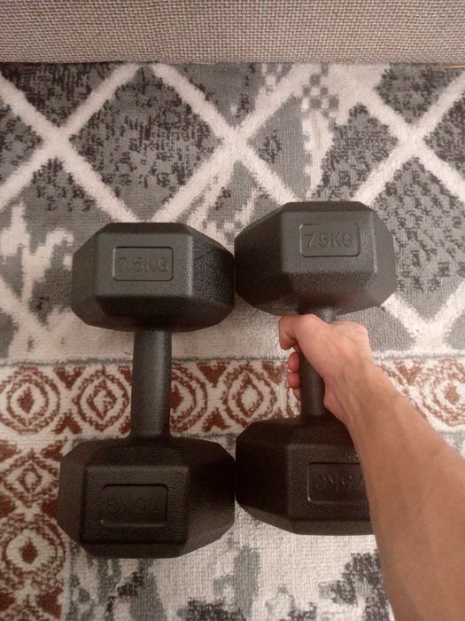 2 Гантель Новый черный
