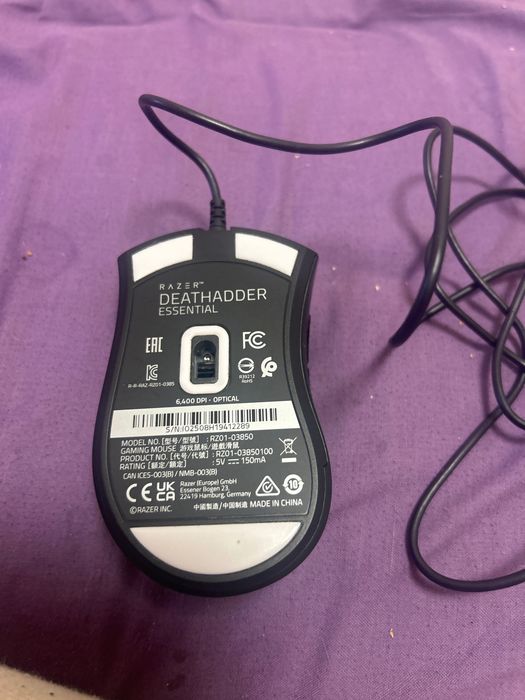 Mouse Gaming Razer DeathAdder USB, Nou, Iluminare Verde