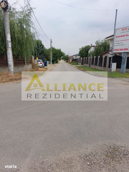 Teren constructii,336 mp,deschidere peste 17 m.Zona in dezvoltare .