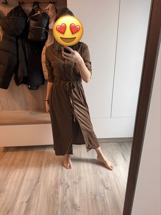 Rochie noua maro Reserved, S