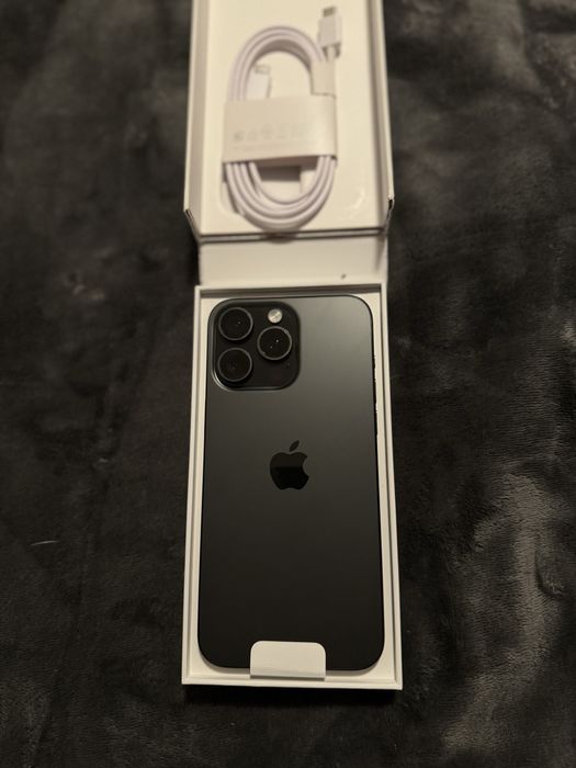 iPhone 15 Pro Max 1TB Black Titanium – Nou-nouț