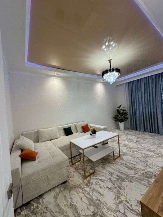 Чиланзар 13. Евро 3 х комнатная.  С обстановкой