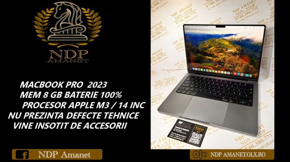 NDP Amanet Calea Mosilor 298  MACBOOK PRO 2023 (28769)
