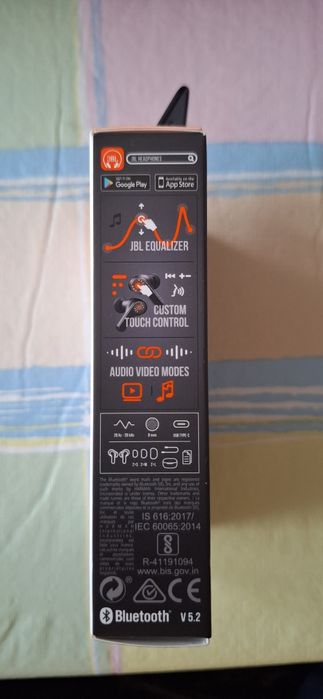 Безжични слушалки JBL - Wave Beam, TWS, черни