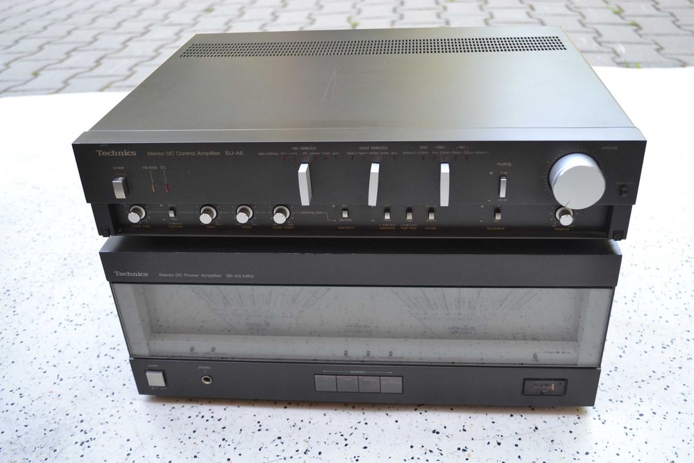 Amplificator putere Technics SE-A 5 MK 2 cu Preamplificator Technics SU-A 6