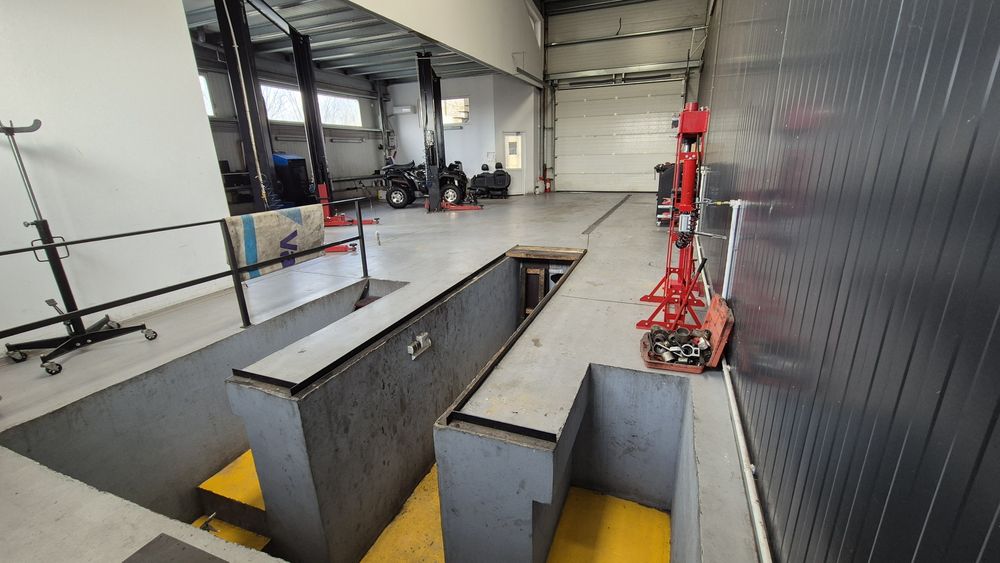 Hala complet utilata pt service auto de inchiriat