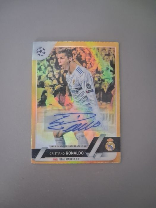 On card C.Ronaldo autograf