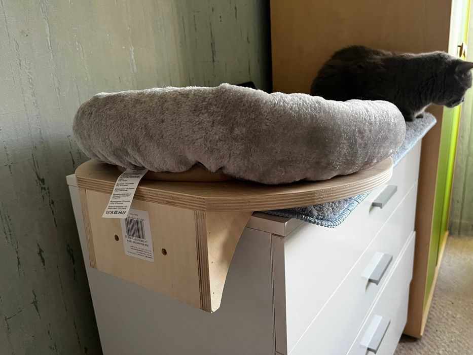 Котешко легло, монтаж на стена