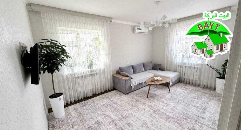 • Сергели-7а 3/4/7 Евро Обстановкой Продаётся квартира