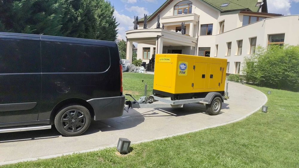 Generatoare trifazate 3kw-150kw | Inchiriere grup electrogen mobil