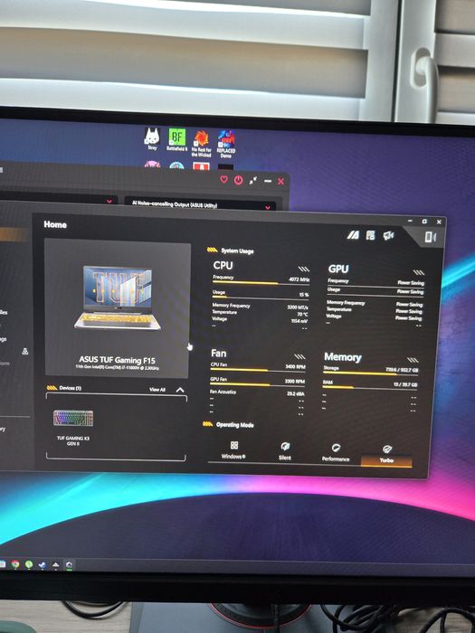 Laptop gaming Asus tuf f15 impecabil