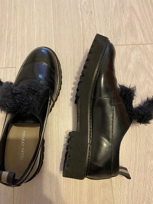 Vand pantofi cu siret Marc O’Polo marimea 36, purtati de 2 ori