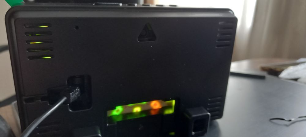 Ceas led. Ora, temperatura, data, alarma, umiditate. 16x10 cm. Nou!