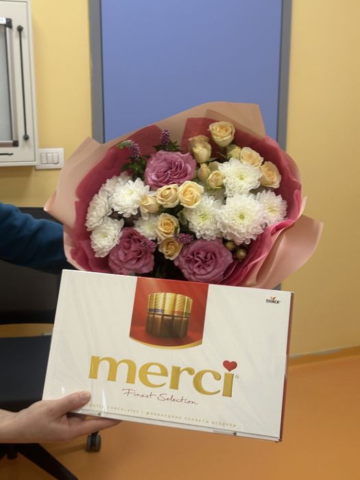 Цветы с мерси (большой)