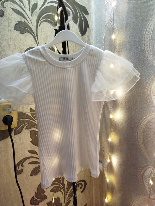 Белый брючный костюм 3ка. Детский