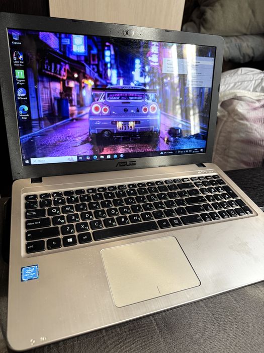 НОУТБУК ASUS! 4ядра ssd