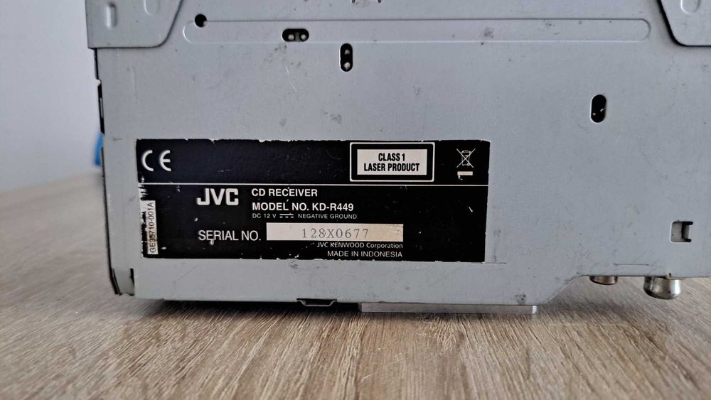 Radio MP3 Player Auto JVC KD-R449
