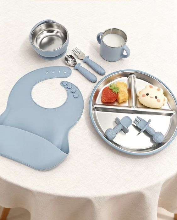 Детская посуда сталь