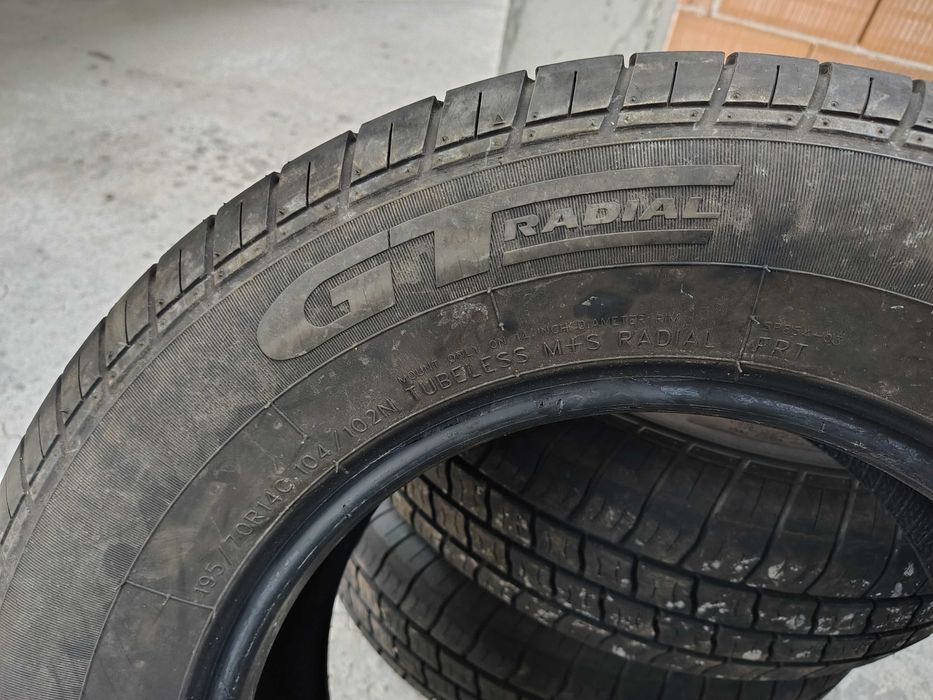 4бр.всесезонни гуми GT RADIAL 195 70 14C DOT18 цена за брой