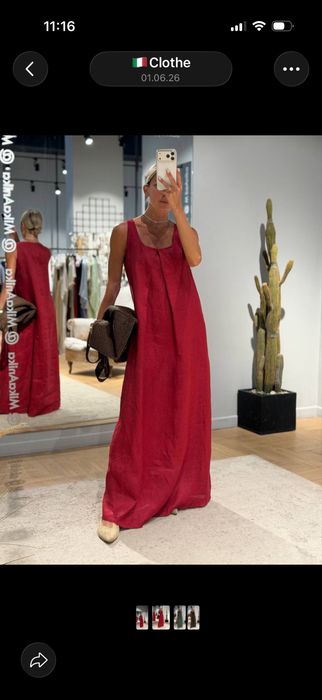 Сарафан италия лён Clothe