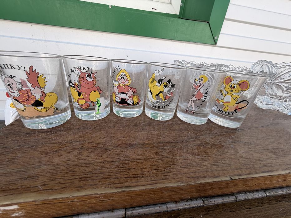 Набор рюмок по сказке репка