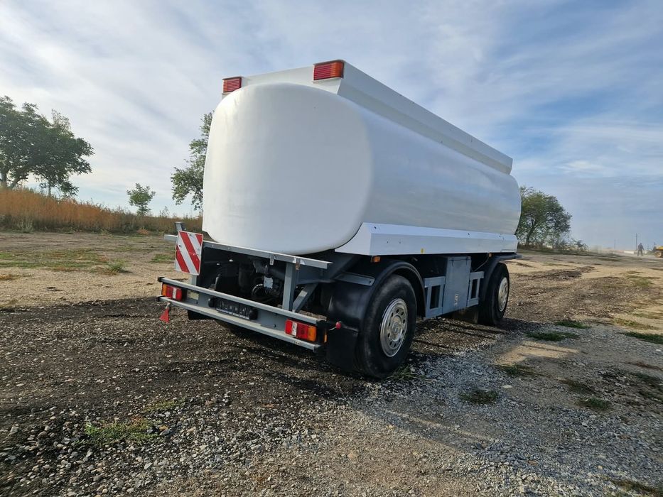 SUPER PREȚ  Remorcă cisternă 18000l aluminiu  pe perne  ! Pentru  agricultură    transport  apă  UAN