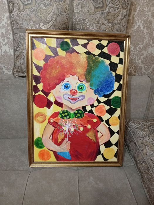 Картина город Алматы