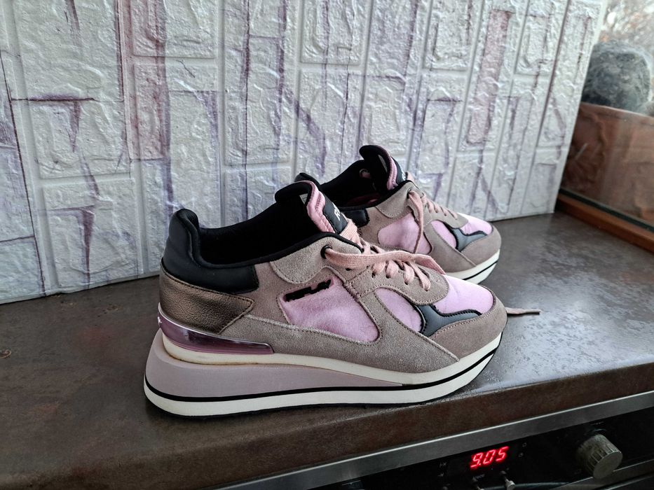 дамски обувки,кецове,маратонки,Replay номер 38,5,сникърс,платформа