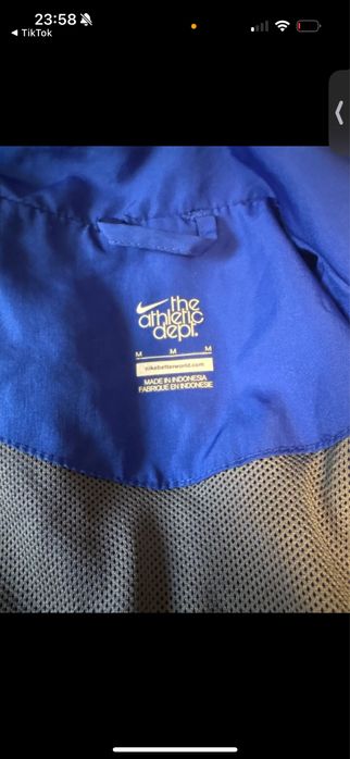 Jachetă fâș Nike „The Athletic Dept.” Vintage / Y2K – Mărimea M