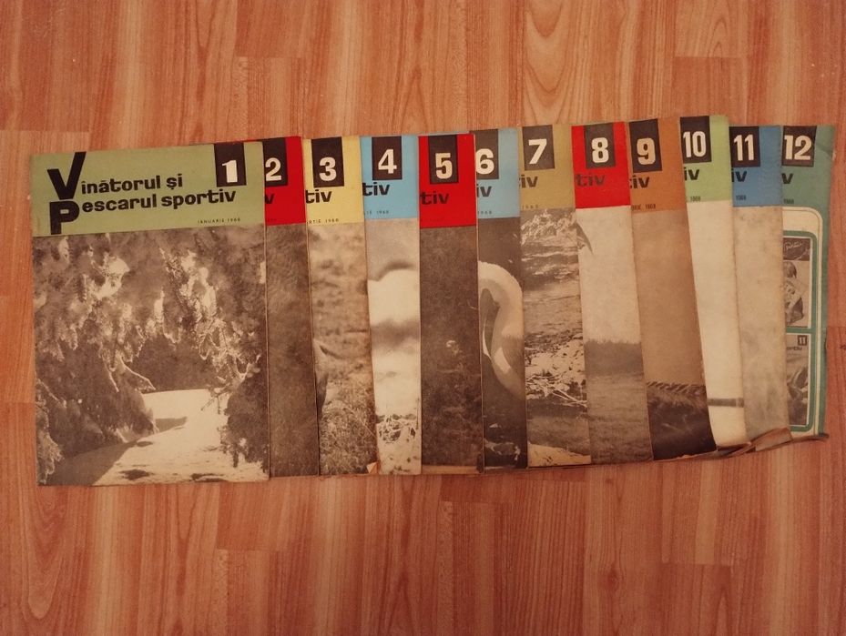 COLECTIE reviste Vinatorul și pescarul sportiv anii 1961-1973 118 buc