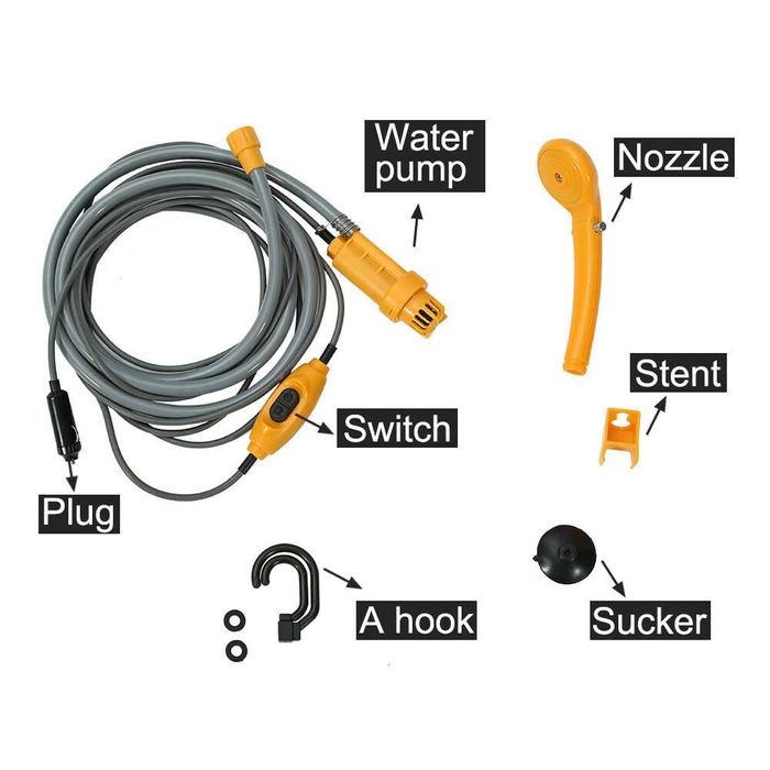 Dus portabil pisici turism 12V rulota caini