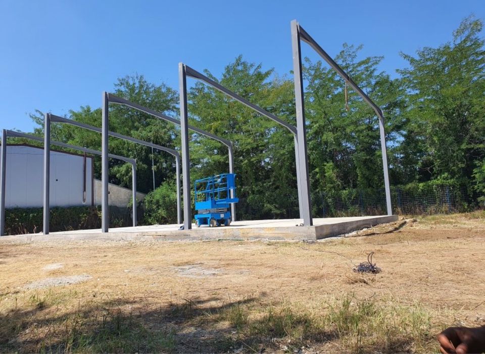 Vand structura hala metalica completa 10x20-5h