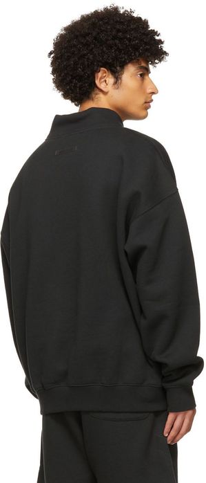 Мъжка блузка : Essentials Black Pullover Mock Neck Sweatshirt XL