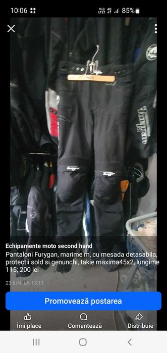 Blugi moto, cu protectii