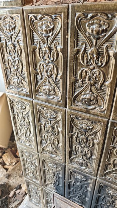 Кахлена печка/камина австрийска 3броя